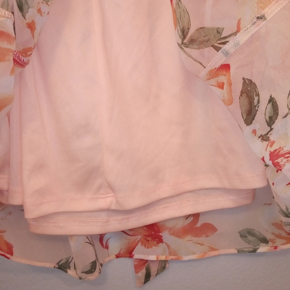 As U Wish High-Low Floral Chiffon Dress - Picture 10 of 14